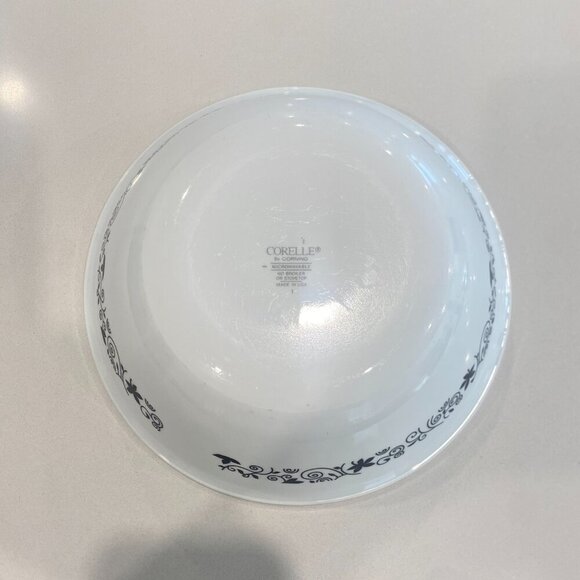 Vintage Corning Ware Corelle Black Winding Gate Pattern Vegetable Serving Dish - Picture 10 of 10